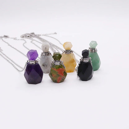 Crystal Potion Bottle Necklaces