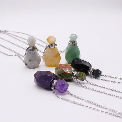 Crystal Potion Bottle Necklaces