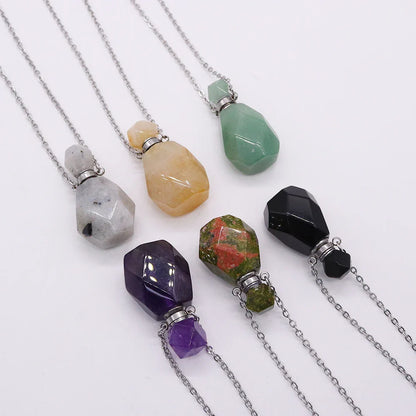 Crystal Potion Bottle Necklaces