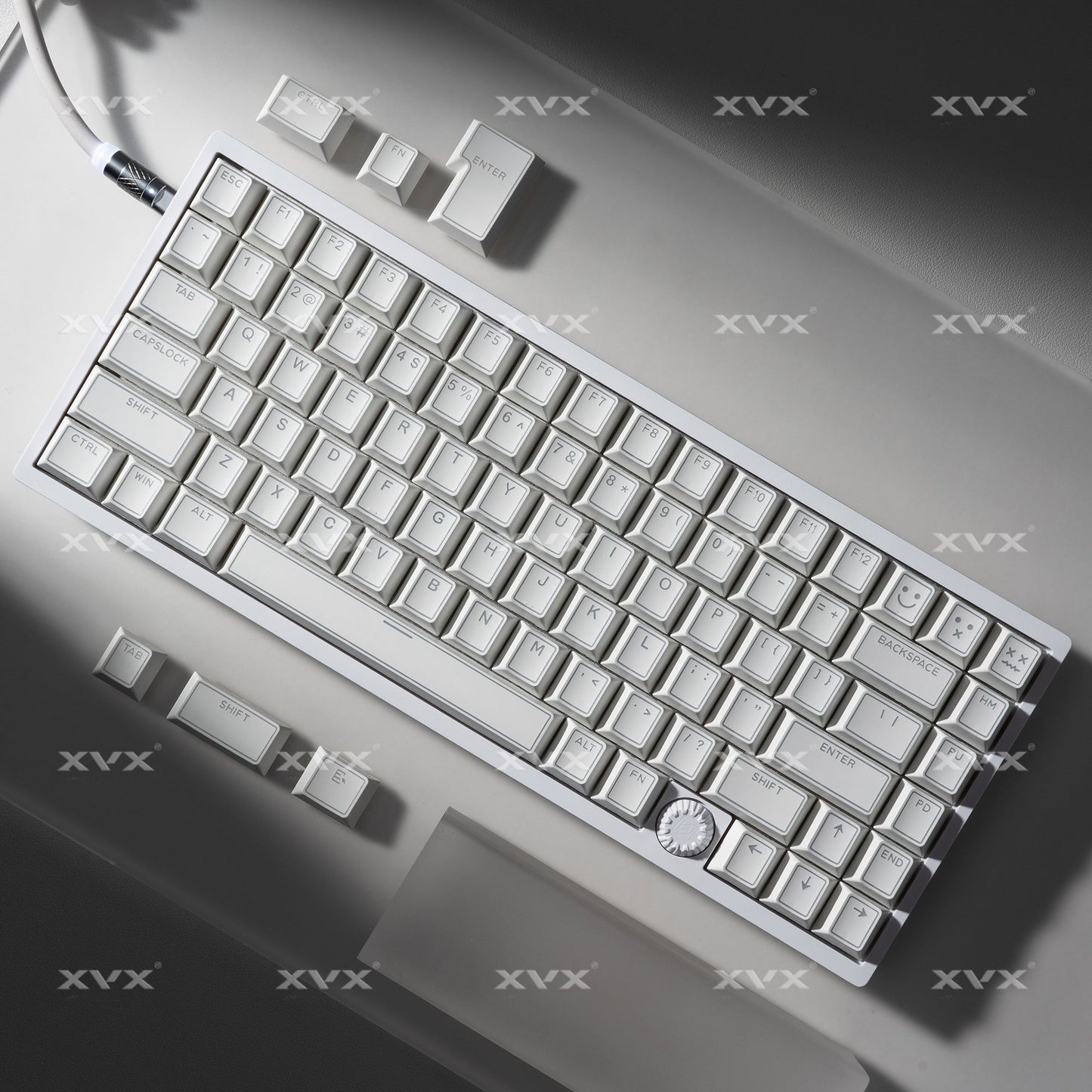 XVX PRISM Shine-Through  Double shot Cherry Profile PBT Keycap Set 142-key
