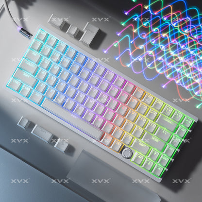 XVX PRISM Shine-Through  Double shot Cherry Profile PBT Keycap Set 142-key