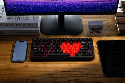 XVX M75 Lumina Tri-Mode 75% Mechanical Keyboard