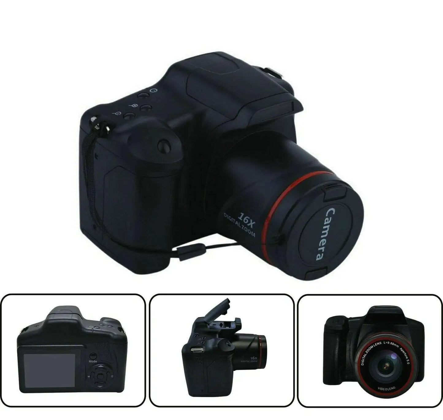 HD ZoomCam 16MP 3.0 TFT LCD