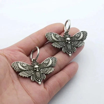 Death Moth Earrings