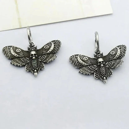 Death Moth Earrings