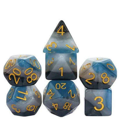 Denim Swirls Dice Set (Clearance)
