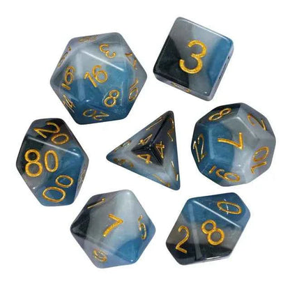 Denim Swirls Dice Set (Clearance)