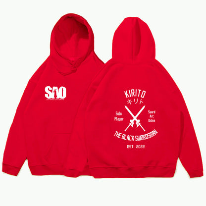 Sword Art Online Hoodie Loose Casual Hooded Sweatshirt