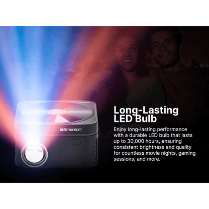 Emerson 120" Home Theater LCD Projector with Built-In DVD Player