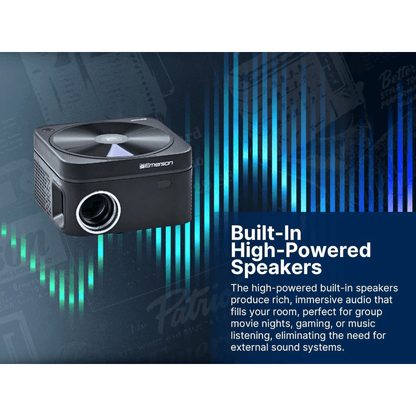 Emerson 120" Home Theater LCD Projector with Built-In DVD Player