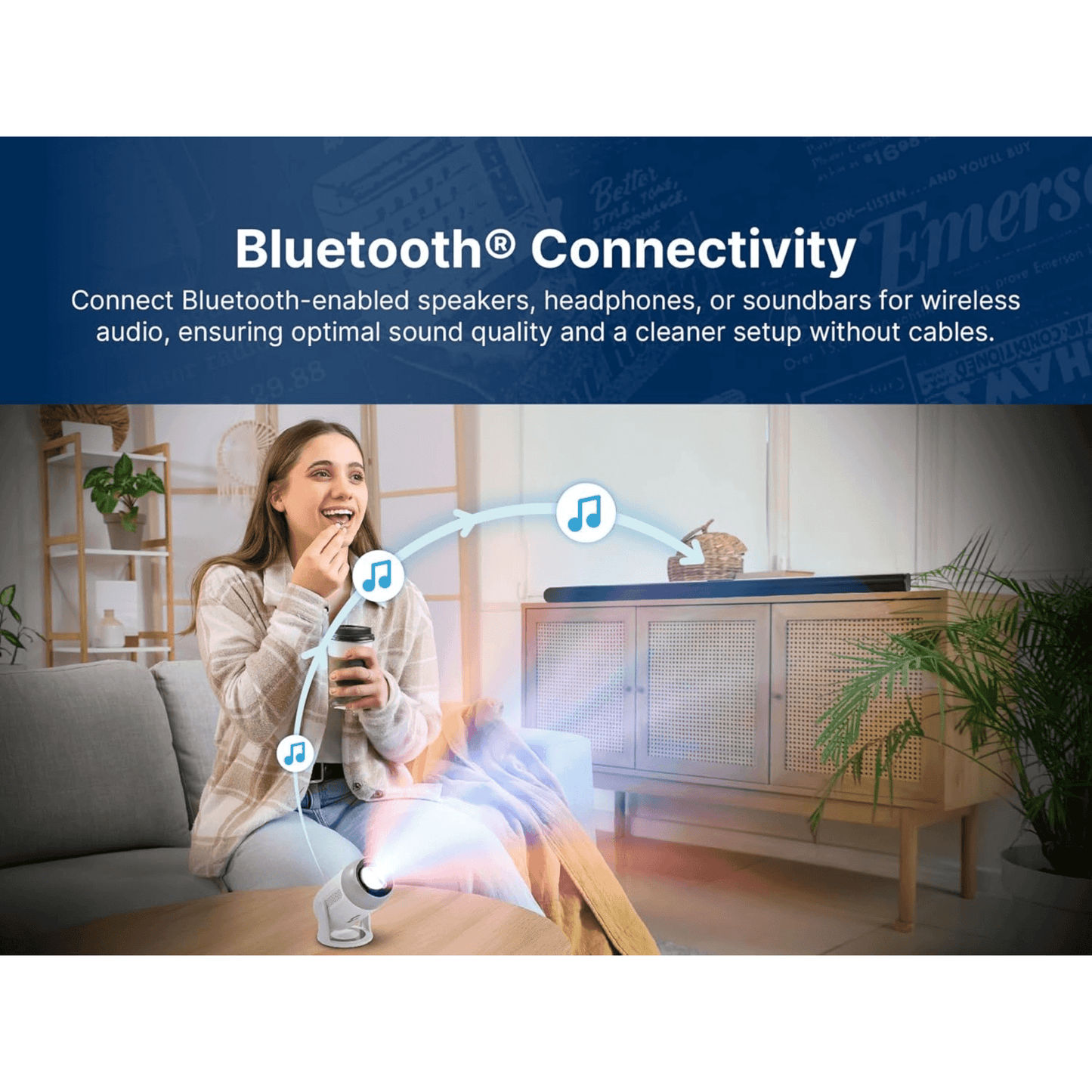 Emerson 150" Home Theater LCD Projector