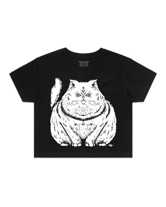 Plump Cat · Cropped T-Shirt