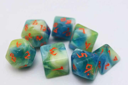 Scratched Clouds Dice Set (Clearance)