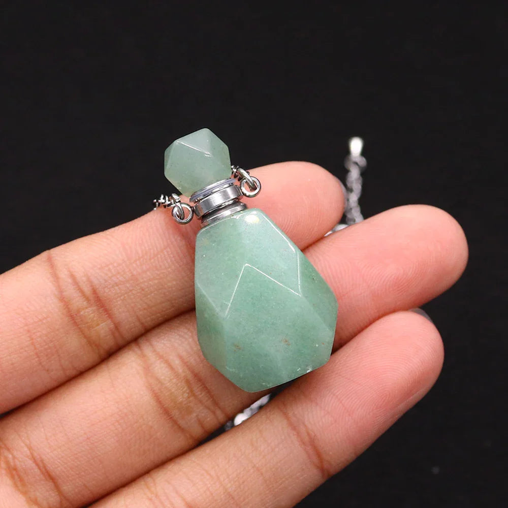 Crystal Potion Bottle Necklaces