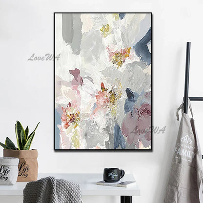 Abstract Oil Painting 100% Hand Painted Oil Paintings Wall Art Canvas Abstract Artwork Carving Art For Hotel Living Room Decor