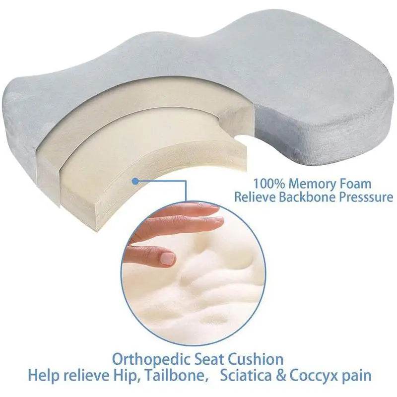 Cushion Slow Rebound Waist Support Set for Comfort Seating