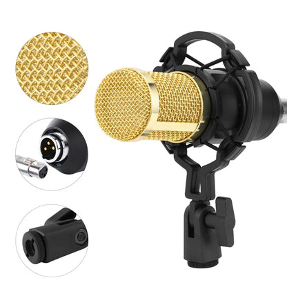 Professional BM-800 BM Condenser Microphone Pro Audio Studio Vocal Recording KTV Karaoke Desktop Metal Shock Mount