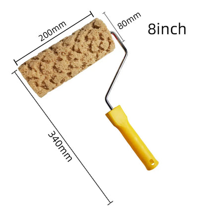 6inch 7inch 8inch Foam Paint Roller Brush Sponge Artificial-Seaweed Textured Rollers for Wall Decoration Patterned Painter Tools