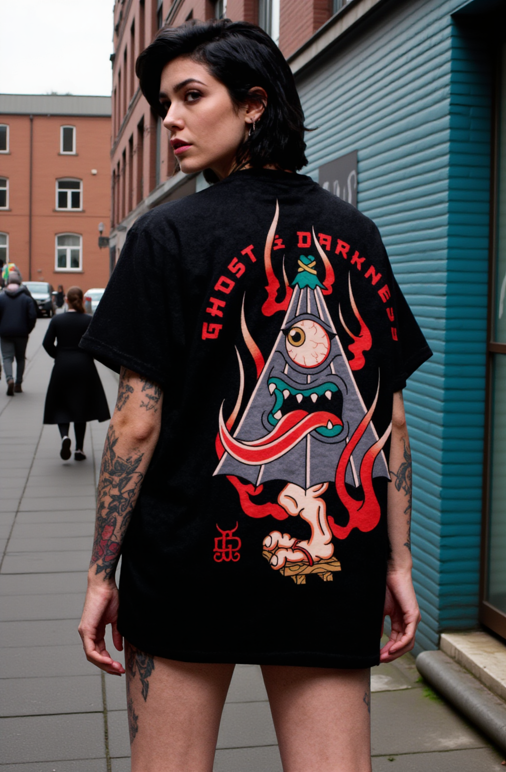 Kasa Obake Tattoo Tee | Ghost & Darkness Streetwear