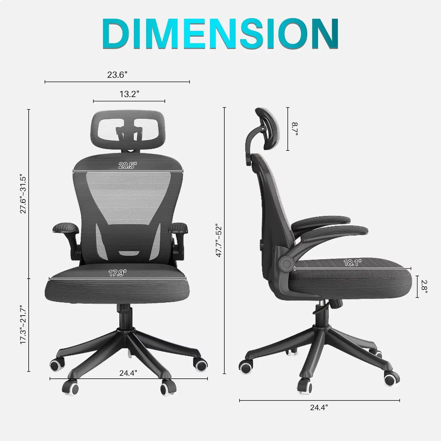 Deluxe Ergonomic Executive Chair with Adjustable Lumbar Support