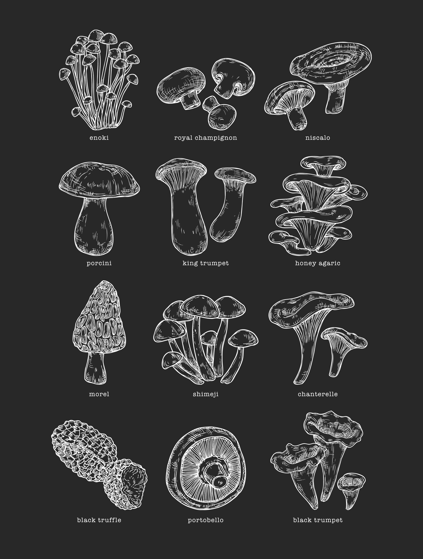 Mycology · White Ink · Unisex T-Shirt