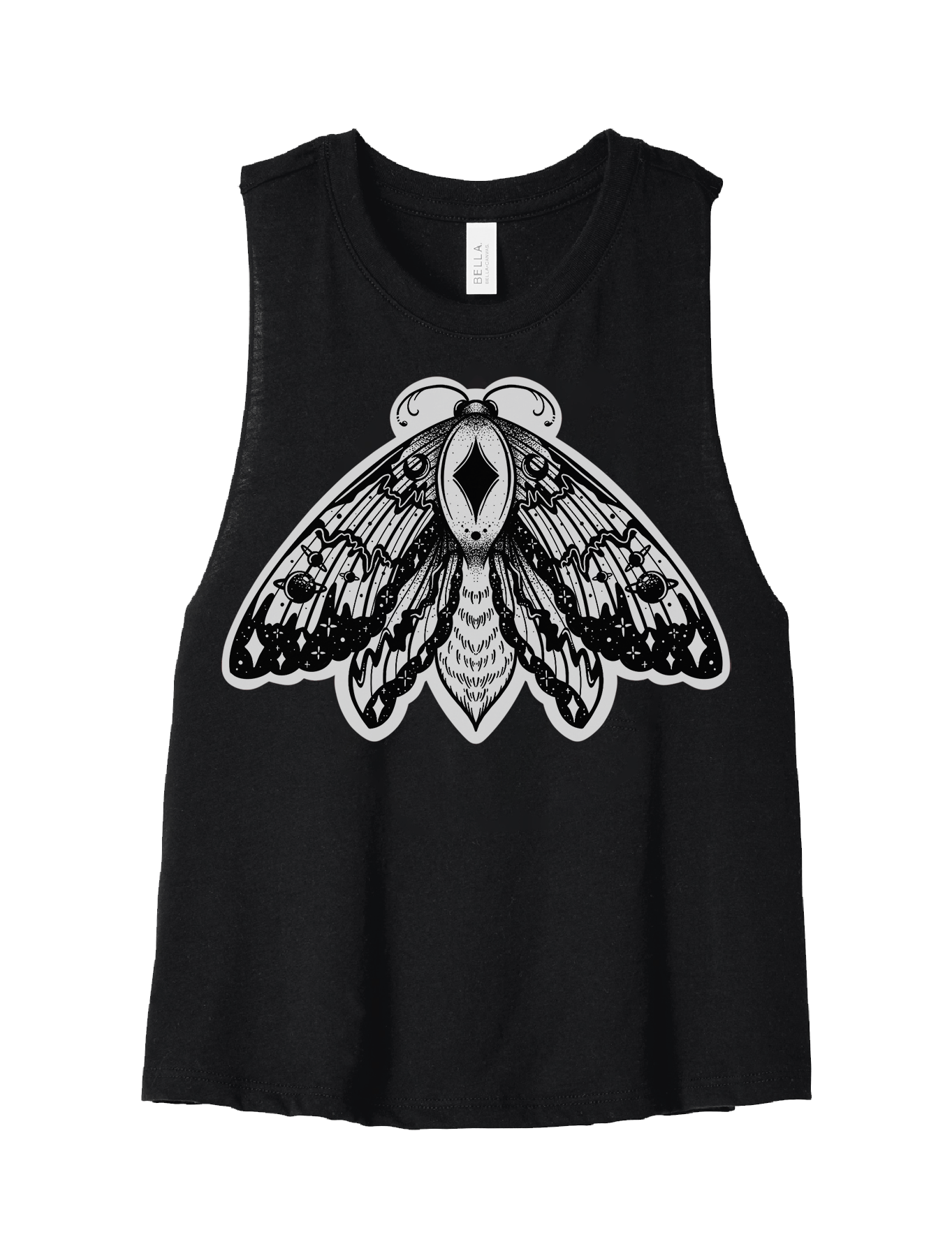 Witchy Moth · Cropped Tank