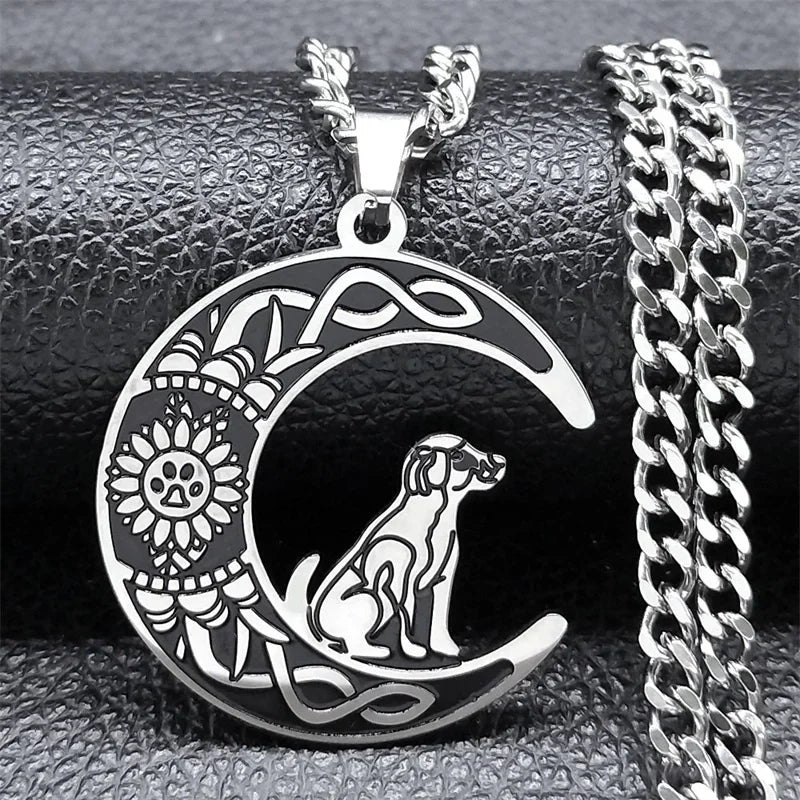 Celtic Moon Design Necklaces
