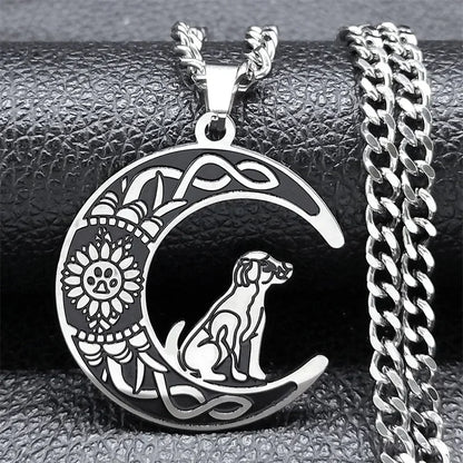 Celtic Moon Design Necklaces