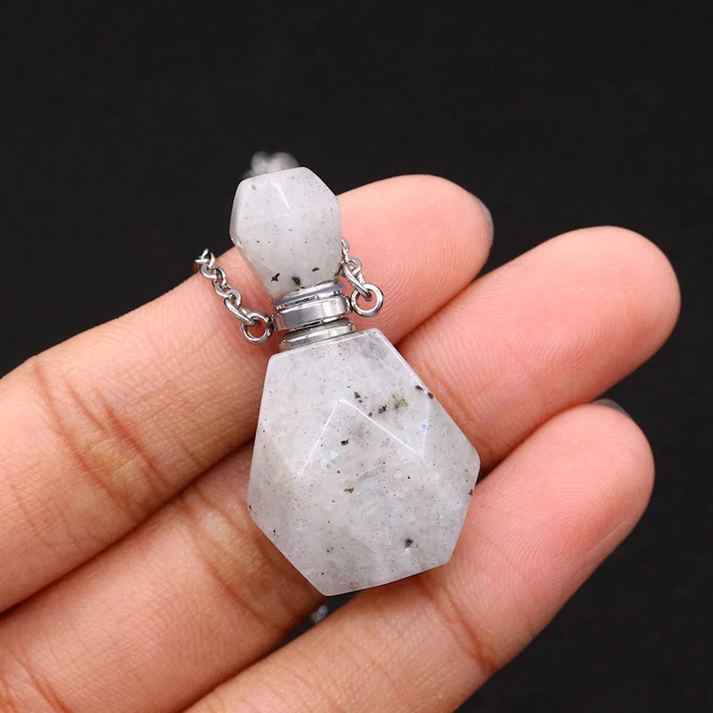 Crystal Potion Bottle Necklaces