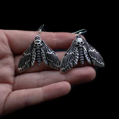 Death Moth Earrings