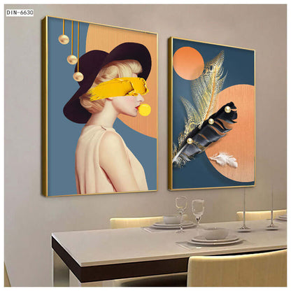 New Chinoiserie Decorative Painting Shishi Ruyi Restaurant Living Room Sofa Background Wall Hanging Painting Crystal Porcelain Mural Scandinavian Painting