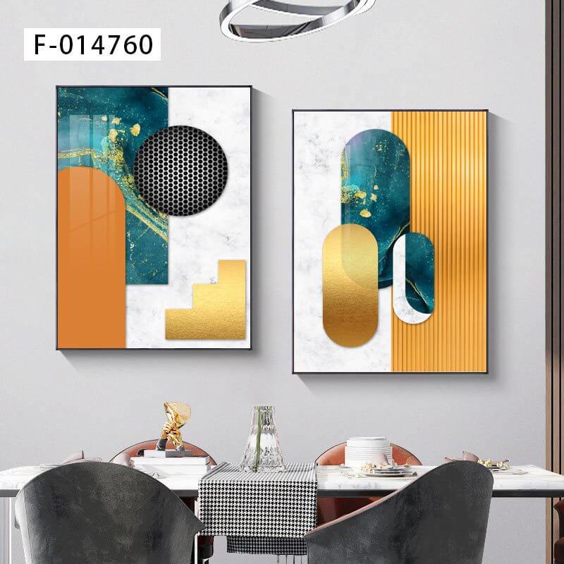 New Chinoiserie Decorative Painting Shishi Ruyi Restaurant Living Room Sofa Background Wall Hanging Painting Crystal Porcelain Mural Scandinavian Painting