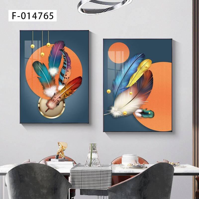 New Chinoiserie Decorative Painting Shishi Ruyi Restaurant Living Room Sofa Background Wall Hanging Painting Crystal Porcelain Mural Scandinavian Painting