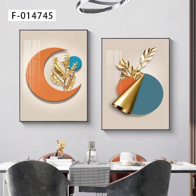 New Chinoiserie Decorative Painting Shishi Ruyi Restaurant Living Room Sofa Background Wall Hanging Painting Crystal Porcelain Mural Scandinavian Painting