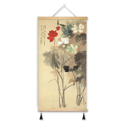 Zheng Banqiao Bamboo Traditional Chinese Painting Famous Painting Hanging Painting Cloth Art New Chinese Style Living Room Decorative Painting Hanging Cloth Painting in the Hallway