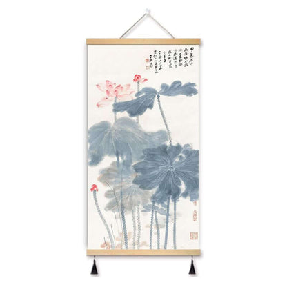 Zheng Banqiao Bamboo Traditional Chinese Painting Famous Painting Hanging Painting Cloth Art New Chinese Style Living Room Decorative Painting Hanging Cloth Painting in the Hallway