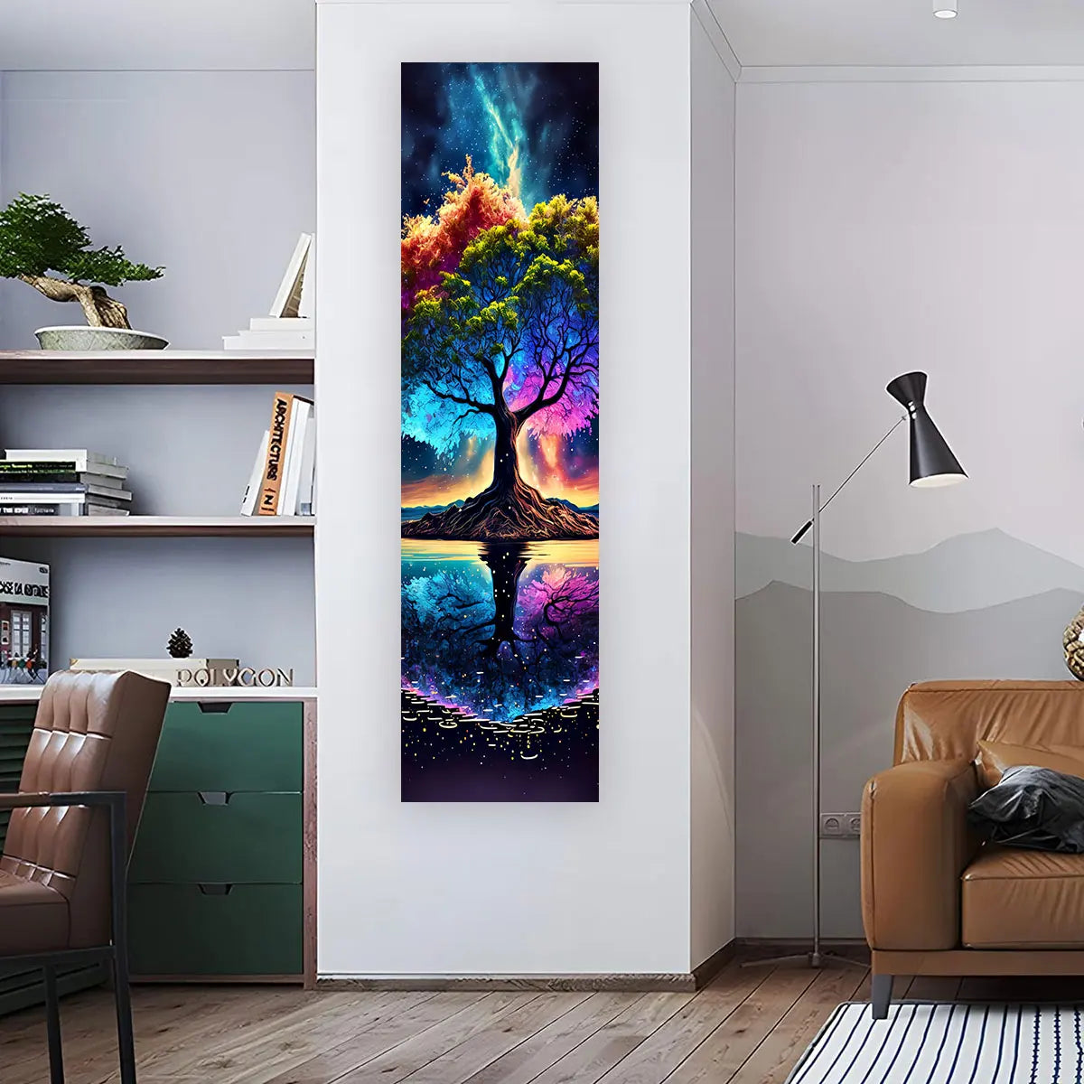 Witchy Sun & Moon Banner Tapestry