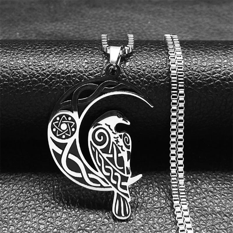 Celtic Moon Design Necklaces