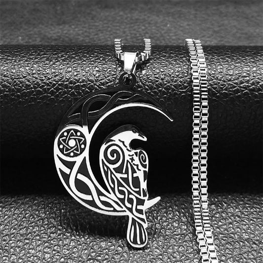 Celtic Moon Design Necklaces