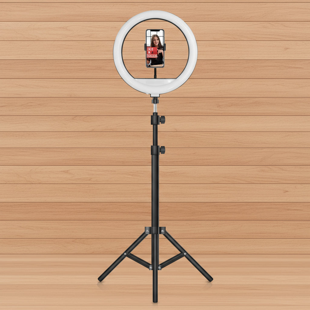 Ring light with stand