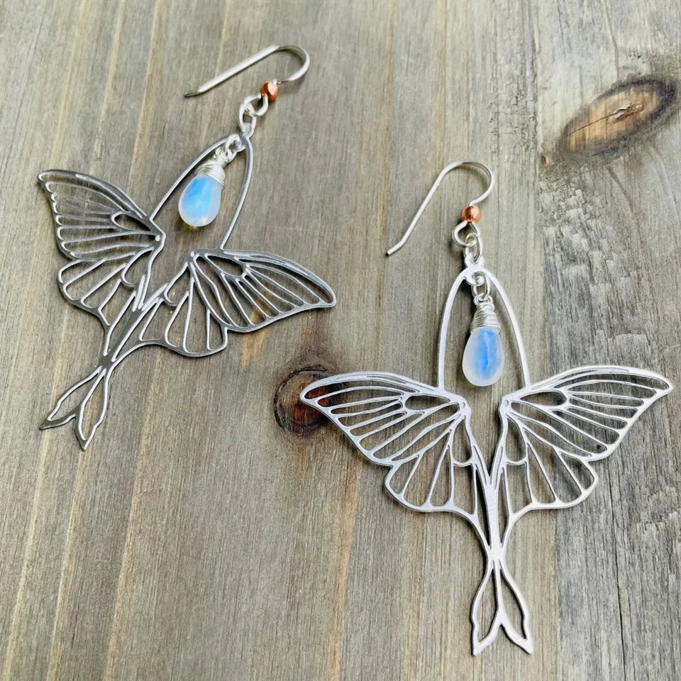 Assorted Moth & Butterfly Dangle Earrings