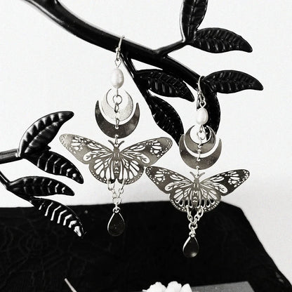 Assorted Moth & Butterfly Dangle Earrings