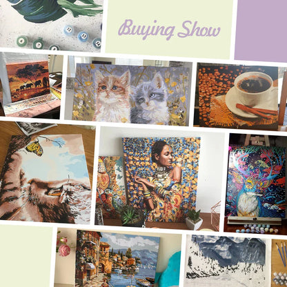 SDOYUNO-Painting By Number Adults Flowers,Rose Simple Oil Painting,Paint Kit,Handpainted,Arts Crafts,Personalized Gift,Wall Art