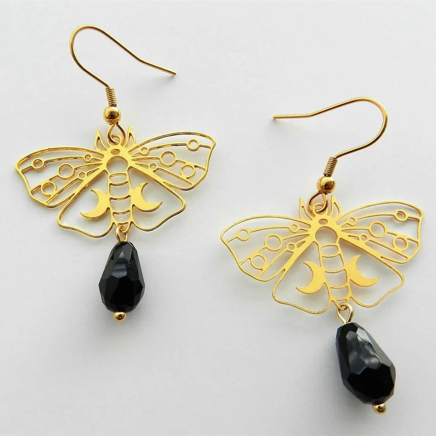 Assorted Moth & Butterfly Dangle Earrings