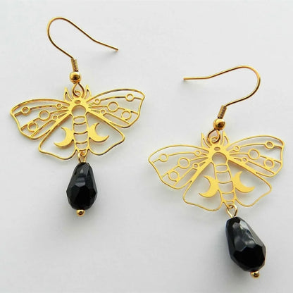 Assorted Moth & Butterfly Dangle Earrings