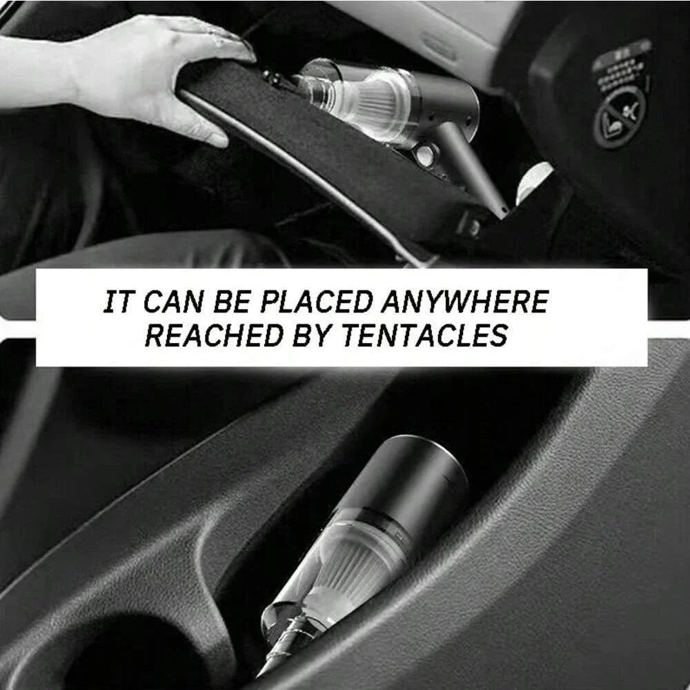 3 In 1 Integrated Suction And Blowing Vacuum Cleaner USB Charging Small Car Household Vacuum Cleaner