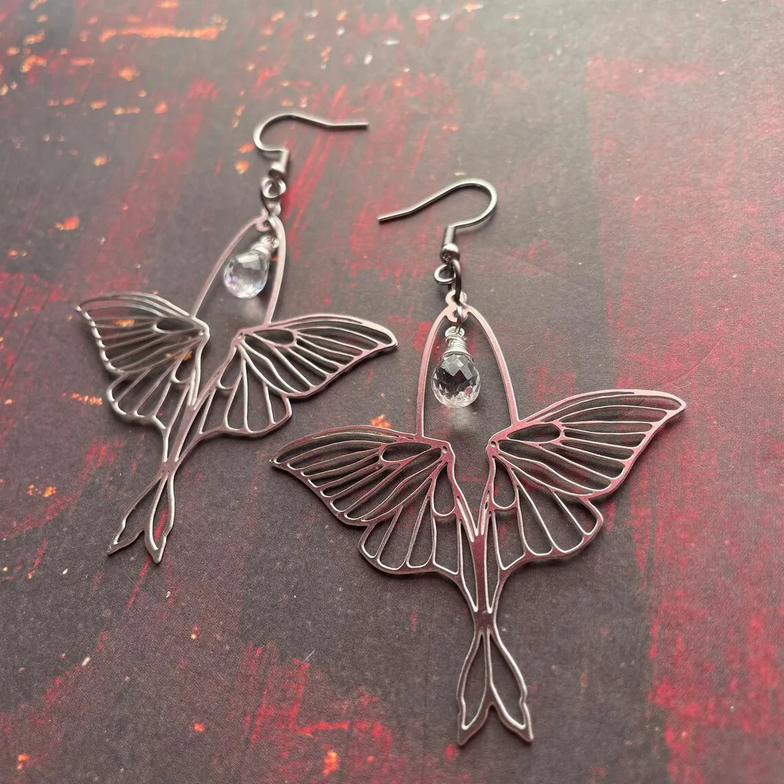 Assorted Moth & Butterfly Dangle Earrings
