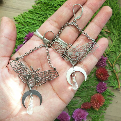 Assorted Moth & Butterfly Dangle Earrings