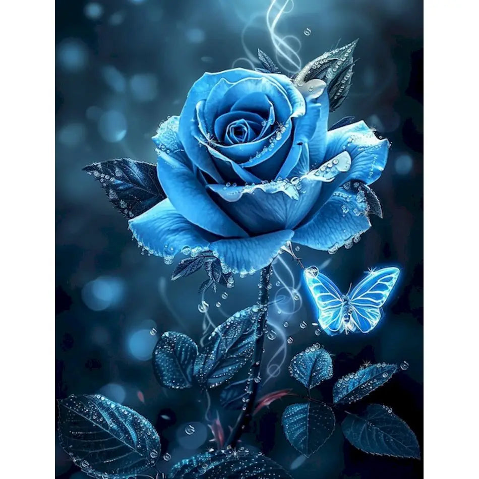 SDOYUNO-Painting By Number Adults Flowers,Rose Simple Oil Painting,Paint Kit,Handpainted,Arts Crafts,Personalized Gift,Wall Art