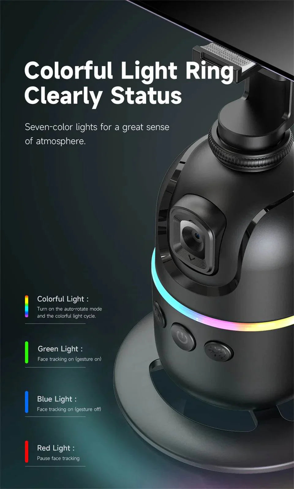 FANGTUOSI AI Smart Gimbal 360° Face Tracking Smartphone Stabilizer